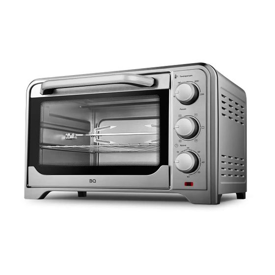 Мини-печь BQ EO1002B 30л 1600Вт стальной/черный