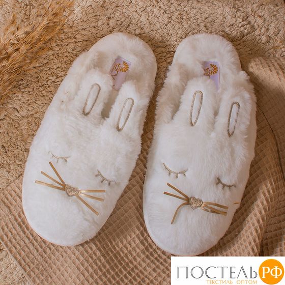 Тапочки Arya Женские Bunny, 40 Белый