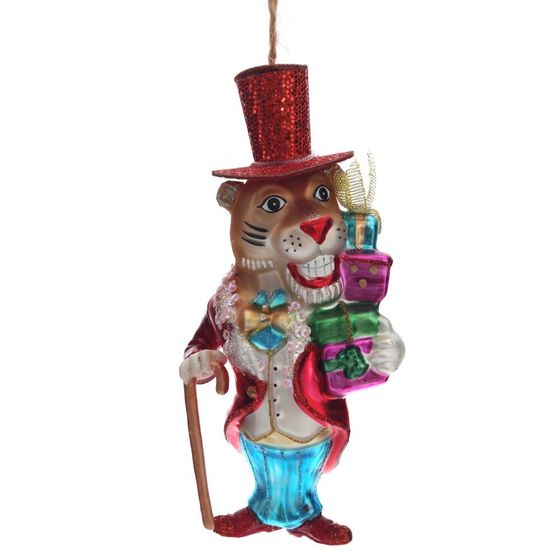 Украшение новогоднее "Тигр", L8 W4 H16 см