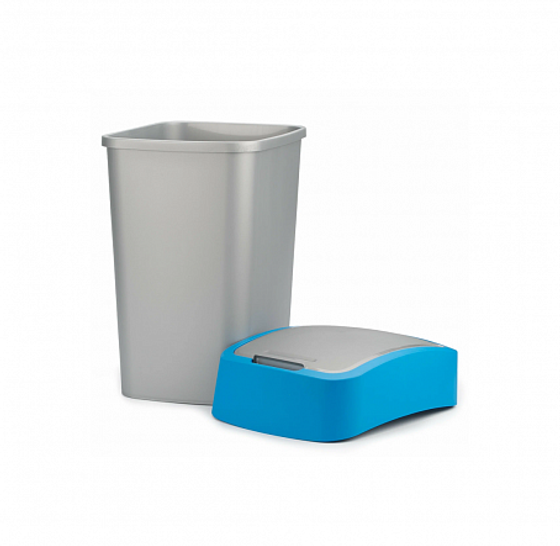 Контейнер для мусора FLIP BIN 50л голубой