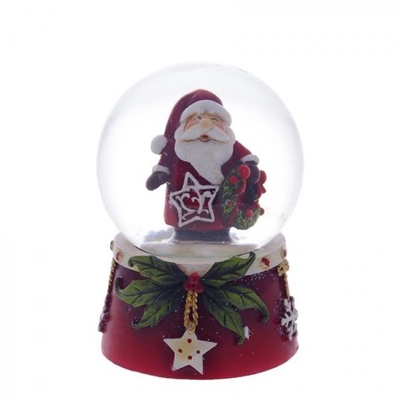 Фигурка декор в стекл шаре &quot;Дед Мороз&quot;, D4,5 см, L4,5 W4,5 H6,5 см, 2в.