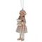 Фигурка декоративная подвесная "Девочка", L5,5 W4,5 H11 см, 2в.
