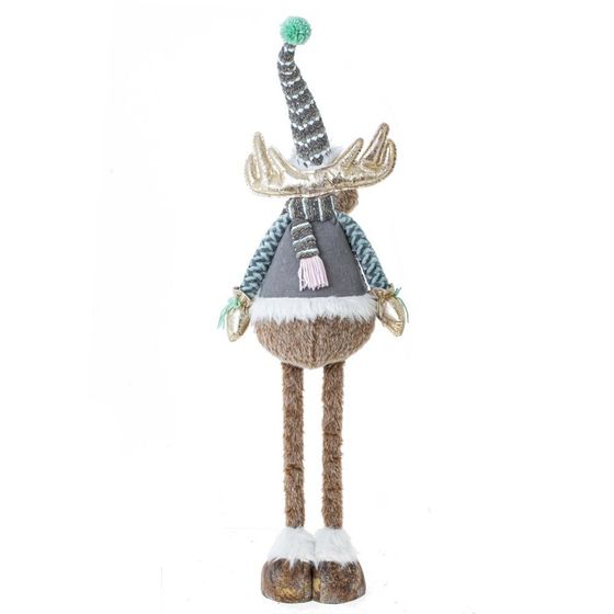 Игрушка набивная &quot;Олень&quot; (телескоп ноги), L29 W20 H105/45 см
