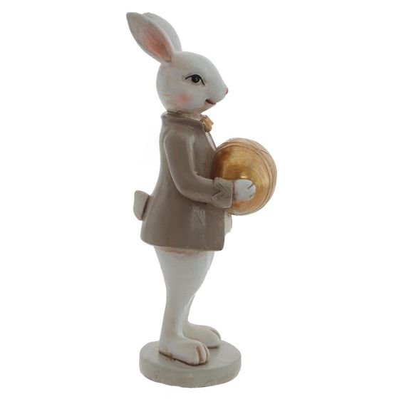Фигурка декоративная "Заяц", L5 W5 H16 см
