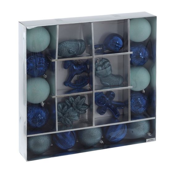 Набор из 20шт Украшение новогоднее "Шар", L40 W8 H40 см