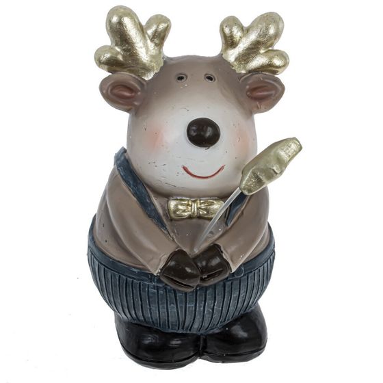 Фигурка декоративная &quot;Олень&quot;, L5 W5 H10 см, 4в.