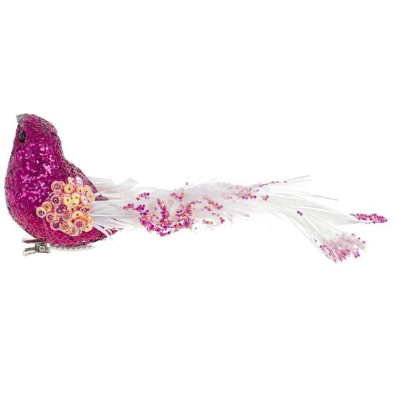 Изделие декоративное &quot;Птичка&quot;, L14 W4 H5 см, 2в.