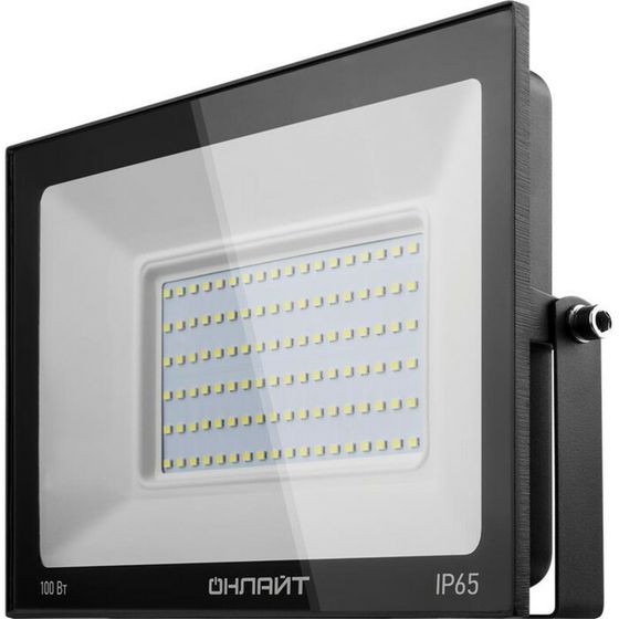 Прожектор светодиодный 61 947 OFL-100-4K-BL-IP65-LED 100Вт 4000К IP65 8000лм черн. ОНЛАЙТ 61947