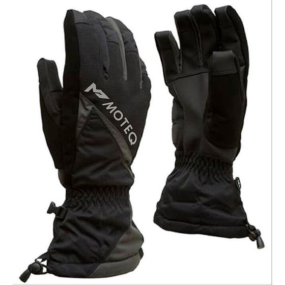 Зимние перчатки &quot;Снежок&quot;, размер XXXL, чёрные, серые