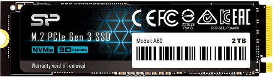 Накопитель SSD 2Tb Silicon Power PCI-E 3.0 x4 M.2 2280 SP002TBP34A60M28 M-Series