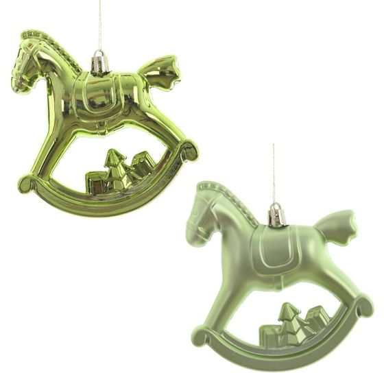 Набор из 2шт, Украшение новогоднее &quot;Лошадка&quot;, L11 W5 H10 см