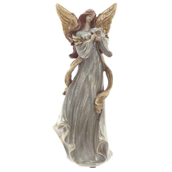 Фигурка декоративная &quot;Ангел&quot;, L8,5 W6,5 H22,5 см, 2в.