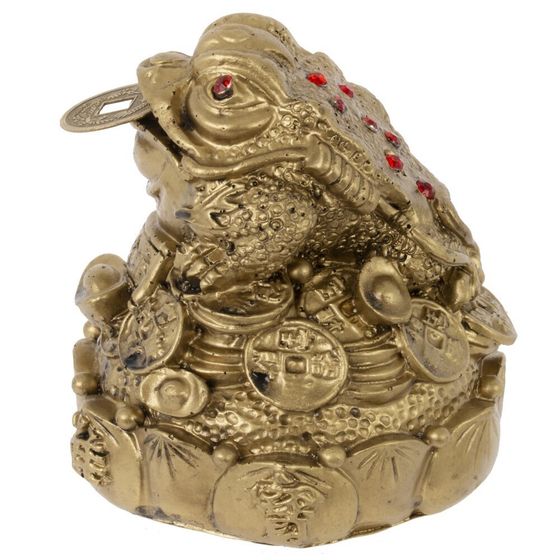 Фигурка декоративная &quot;Лягушка денежная&quot;, L7,5 W7 H7,5 см