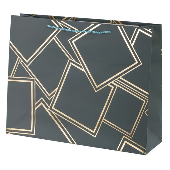 Пакет подарочный (бумага 210г/м2, блок микс 12шт), L39 W11 H30 см, 4в.