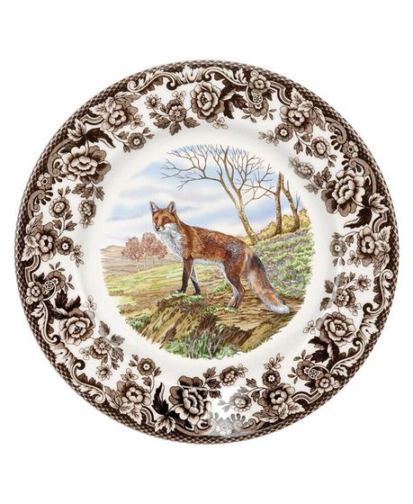 Woodland Red Fox Salad Plate