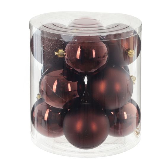 Набор из 12шт Украшение новогоднее &quot;Шар&quot;, D8 см, L19 W19 H21 см