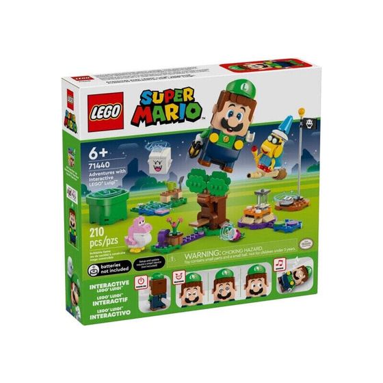 LEGO Adventures With Interactive LEGO Luigi Building Blocks 71440