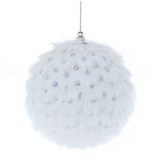 Набор из 3шт Украшение новогоднее &quot;Шар&quot;, D 8 см, L23,5 W8 H8 см