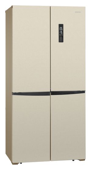 Холодильник NordFrost RFQ 510 NFH inverter шампань (Side-by-Side)
