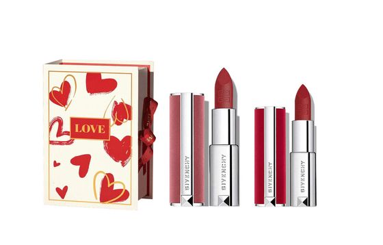 GIVENCHY Lipstick Limited Red Velvet Box Makeup Sets Easy-to-Blend Matte Finish No-Makeup