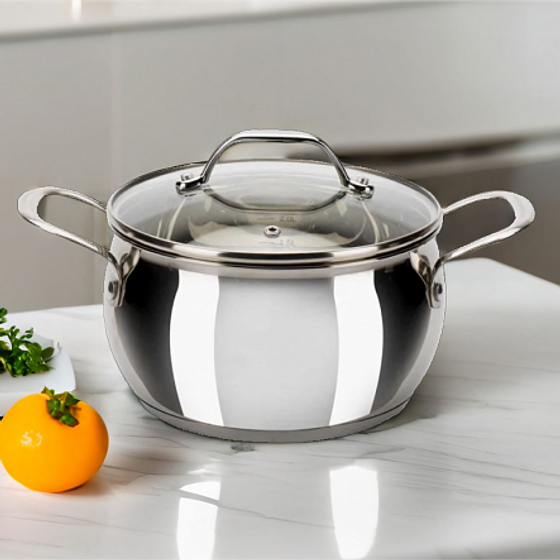 Кастрюля с крышкой ICONIC 18х10.5см 3.0л