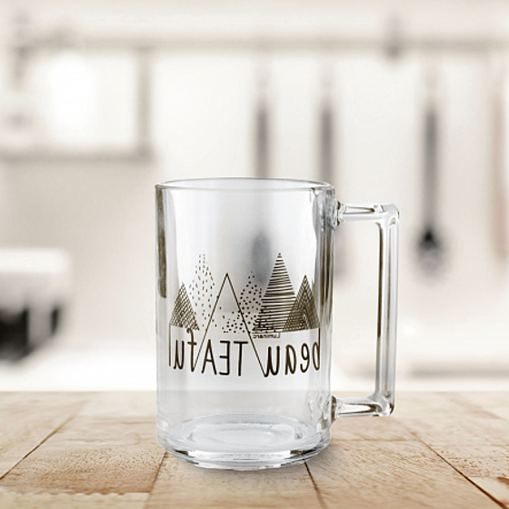 Кружка ФИТНЕС 320мл ЧАЙ И КОФЕ микс арт