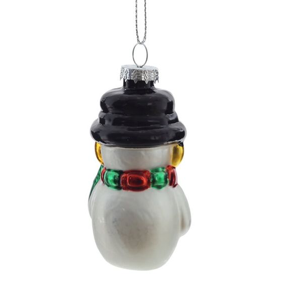 Украшение новогоднее &quot;Снеговик&quot;, L5 W4 H9,5 см, 3в.