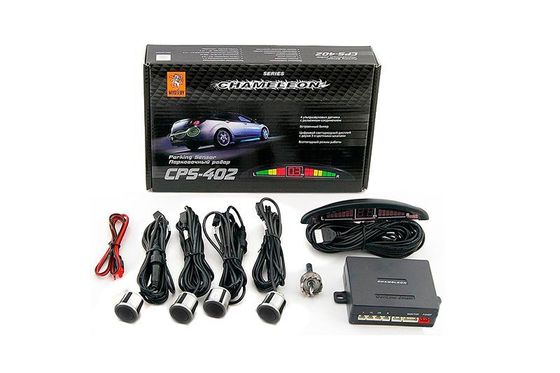 Парковочный радар Chameleon CPS-402 серебристый 4шт