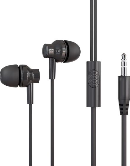 Гарнитура внутриканальные More Choice G38 проводные серый (HC-97975)
