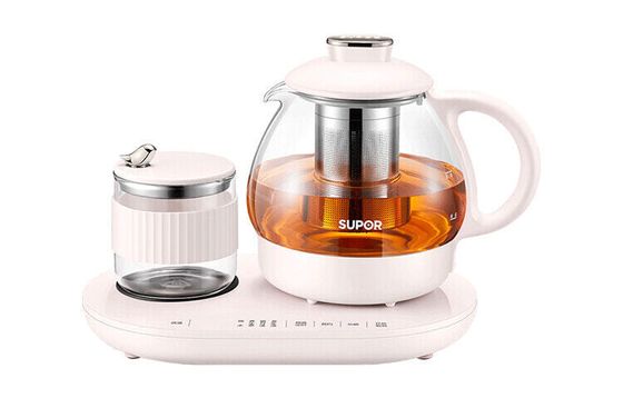 SUPOR Health Cup Mini Set Water Heater Teapot Insulated Cup Mat Multifunction Floral Teapot Hot Water Kettle SW-08Y53D