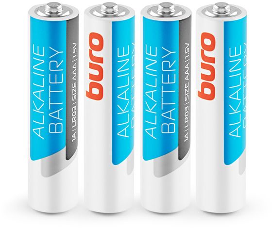 Батарейка Buro Alkaline LR03 (AAA) (блистер 4шт)