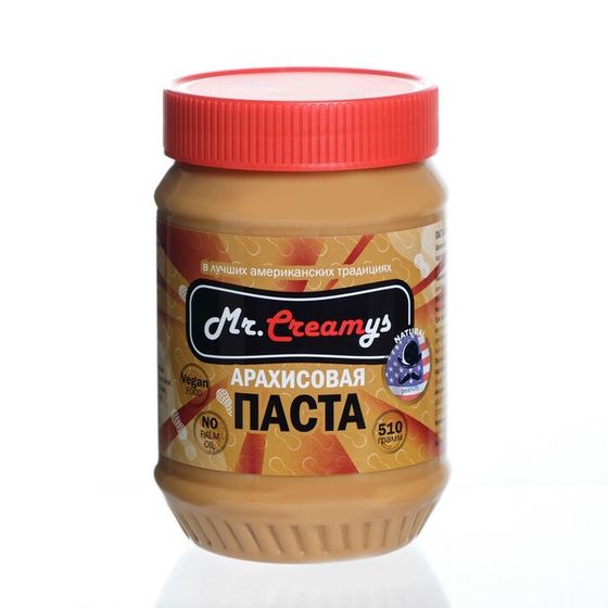 Арахисовая паста &quot;Mr.Creamys&quot; классическая, 510 г