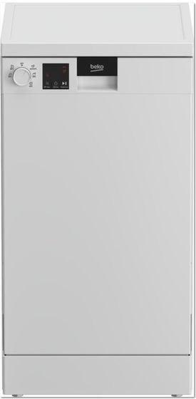 Посудомоечная машина Beko DVS050R01W белый 10 комплектов (узкая)