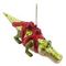 Украшение новогоднее "Крокодил", L17 W4 H6 см