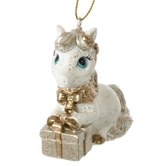 Фигурка декоративная подвесная &quot;Лошадка&quot;, L6 W3 H6,5 см