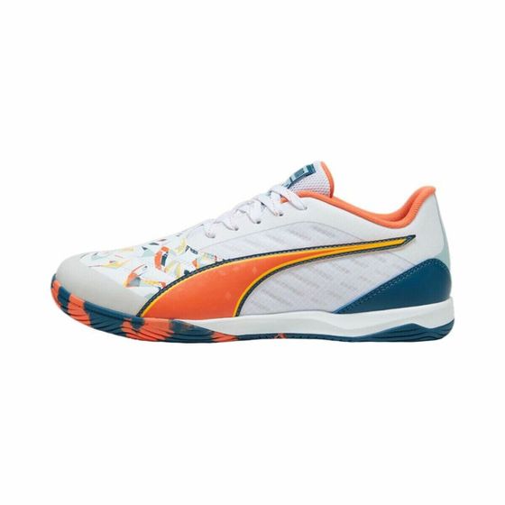 Взрослые беговые кроссовки для футбола Puma IBERO V CREATIVITY Белые детские унисекс