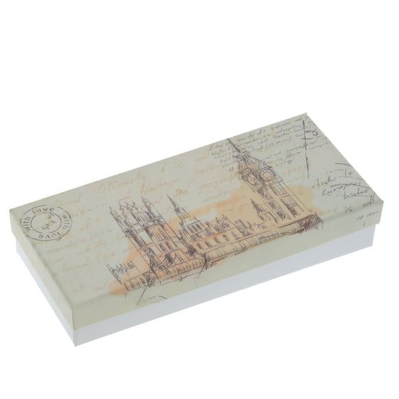 Набор подарочный: ручка перьевая, чернильница, подставка д/ручки, 5 наконечников, Д22 Ш10 В4 см