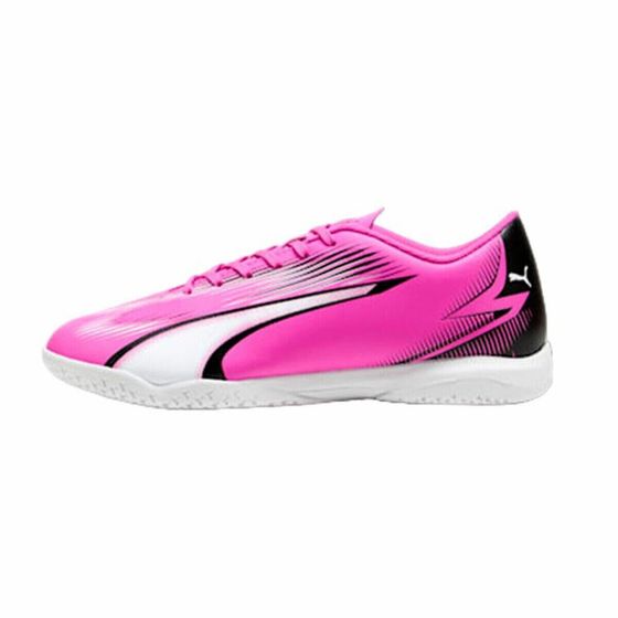 Футбольные бутсы Puma Ultra Play Adult белые темно-розовые унисекс