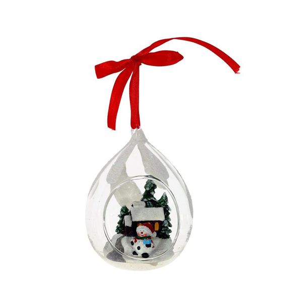 Украшение новогоднее &quot;Капля&quot;, L8 W7 H12 см, 2в.