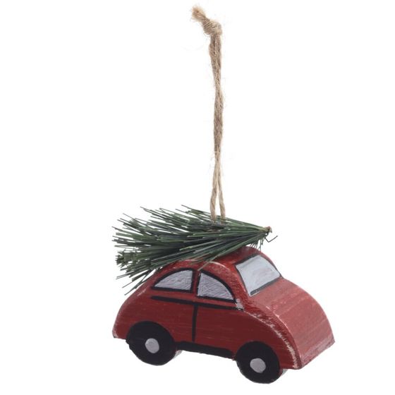 Изделие декоративное подвесное &quot;Машина&quot;, L8 W4 H7 см, 2в.