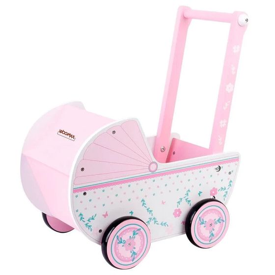 WOOMAX Wooden doll cart