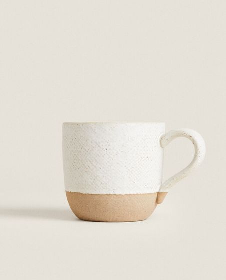 Mug with raised design