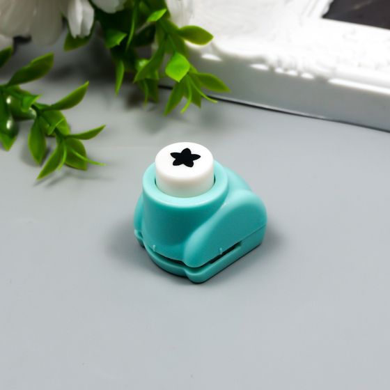 !Дырокол фигурный "Звёздочка" d=1 см МИКС 3,5х3х3,5 см