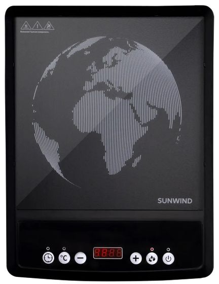 Плитка индукционная SunWind SCI-0501 черный стеклокерамика