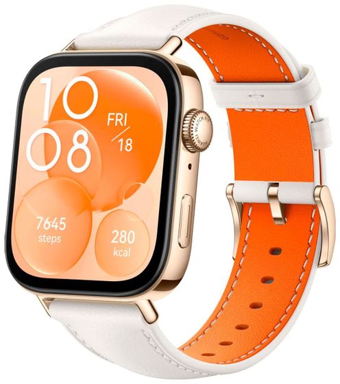 Смарт-часы Huawei FIT 3 SLO-B09 1.82&quot; 120-190мм белый/золотистый (55020CDT)