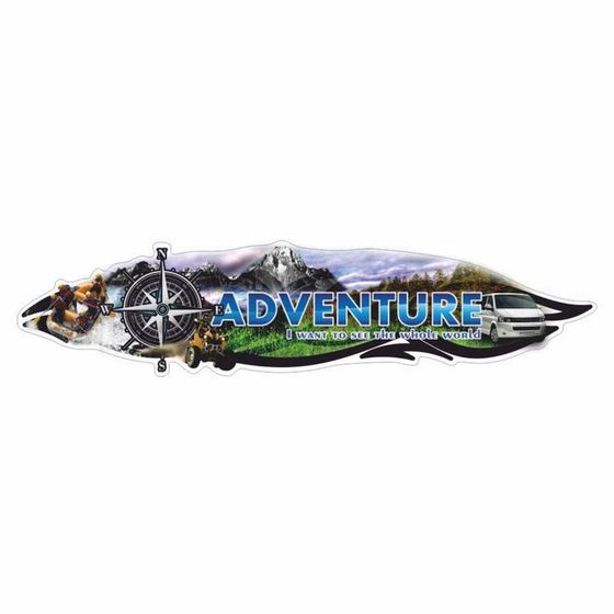 Наклейка &quot;ADVENTURE&quot;, 37,5 х 10,5 см