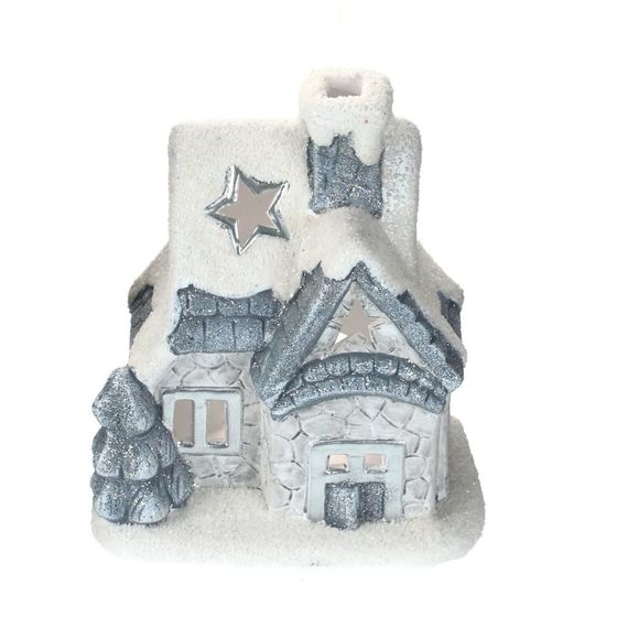 Подсвечник &quot;Домик&quot;, L13 W8,5 H15,5 см, 2в.