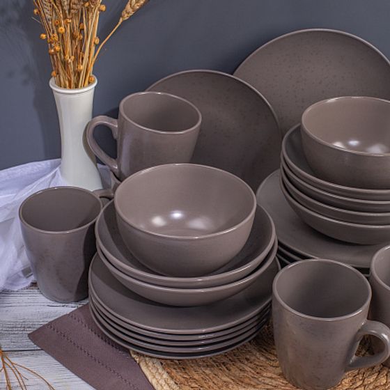 Кружка DROPS серо-коричневый 360мл