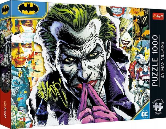 Trefl Puzzle 1000 elementów Premium Plus Joker Batman