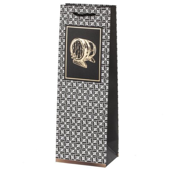 Пакет подарочный (бумага 210г/м2, блок микс 12шт), L12 W9 H35 см, 4в.